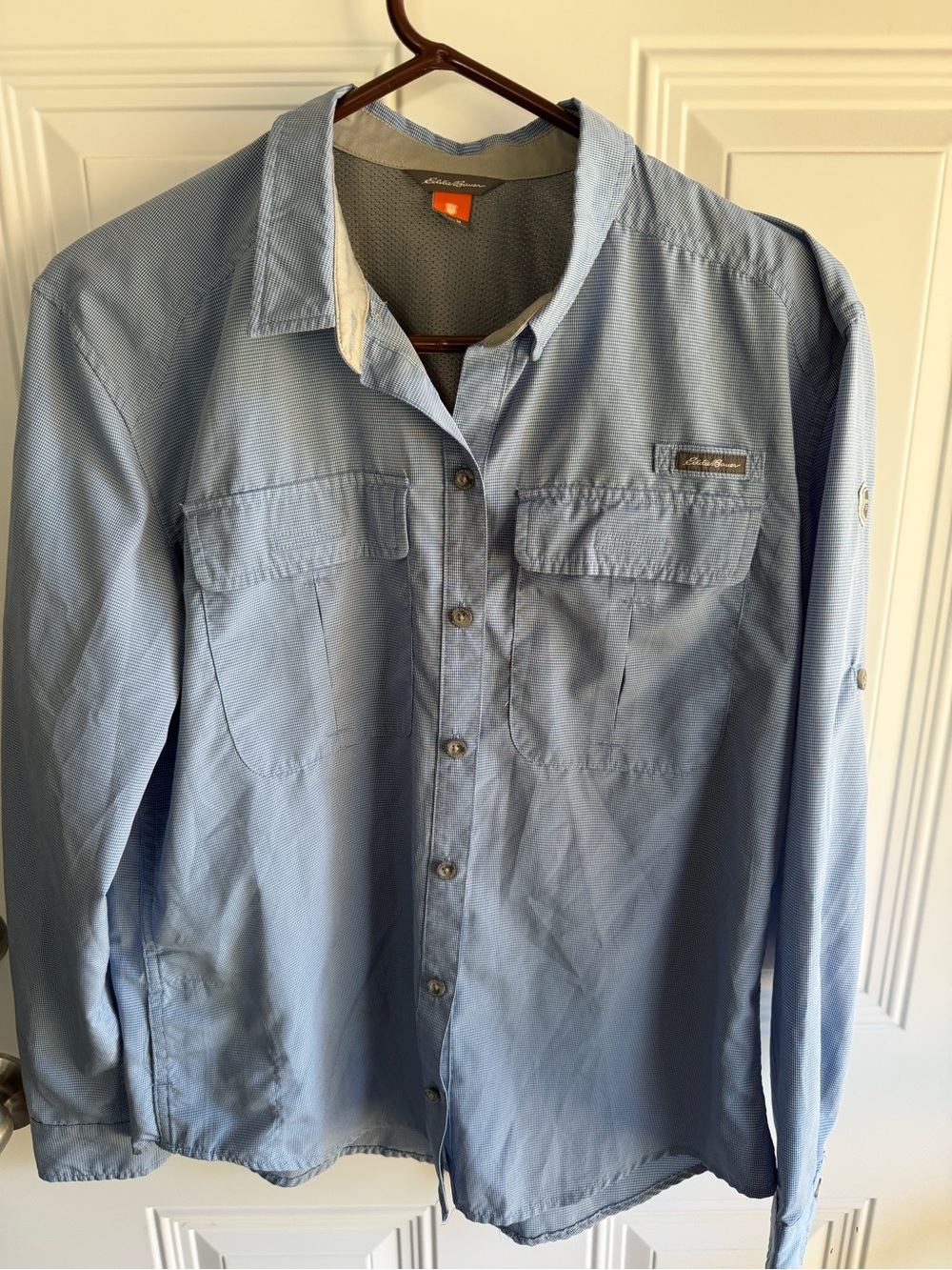 Eddie Bauer Light Blue Women’s Shirt Jacket